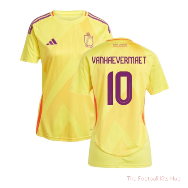 [EFS] 2025/26 Belgium Womens Team Away Shirt (Ladies) (Vanhaevermaet 10)
