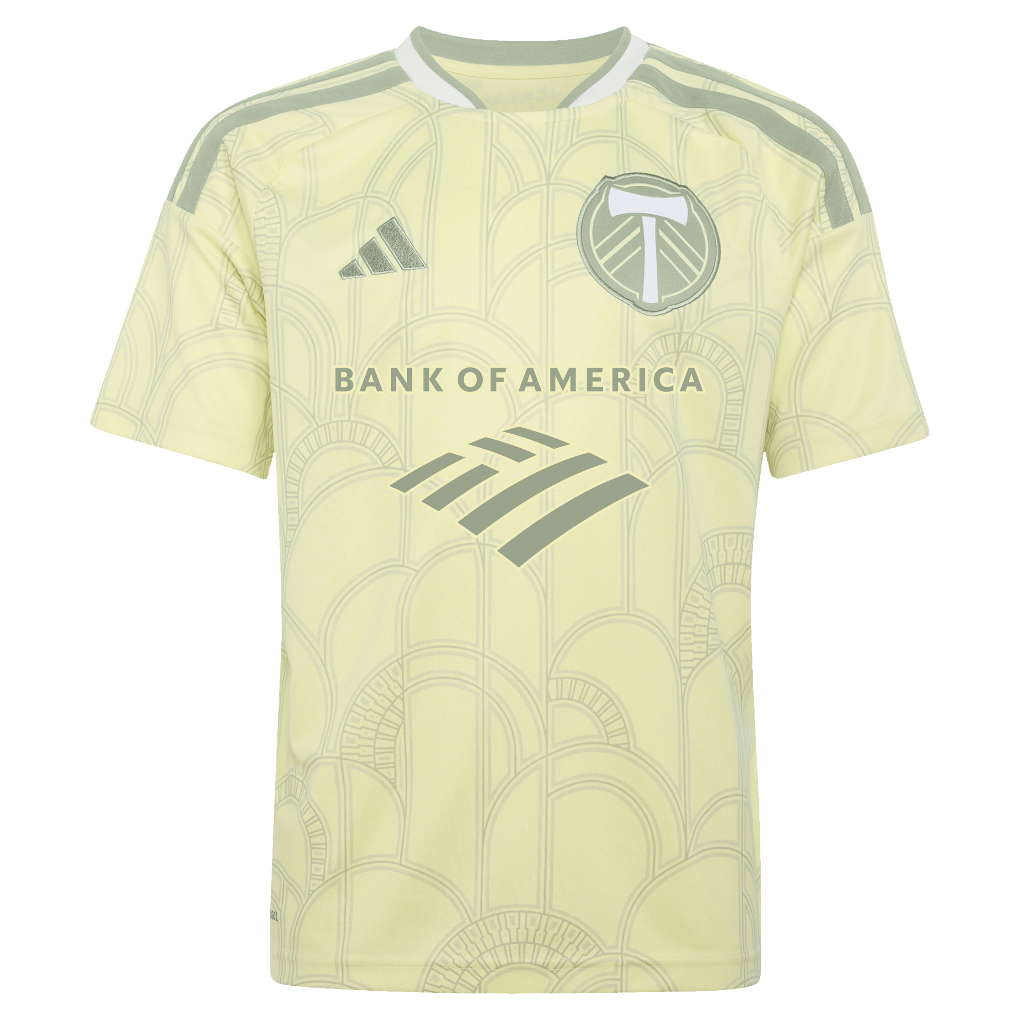 [JED] Portland Timbers Youth 2026 Civic Stadium Kit Replica Jersey - Yellow