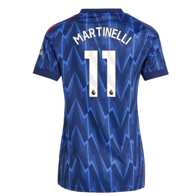 Womens Martinelli 11 Updated Performance Arsenal Away Football Shirt