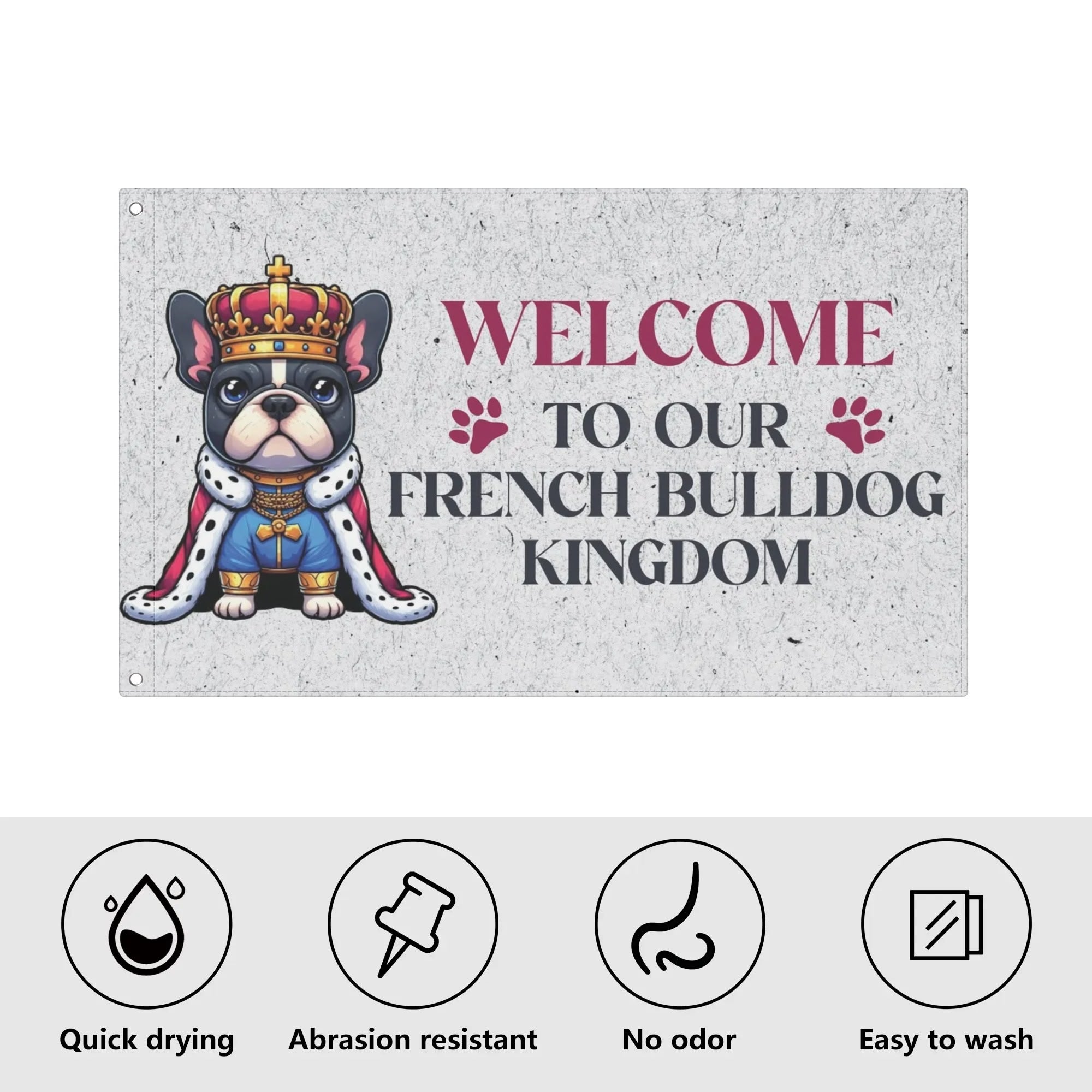 Garden Flags For Frenchie Lovers For French Bulldogs | Durable Build