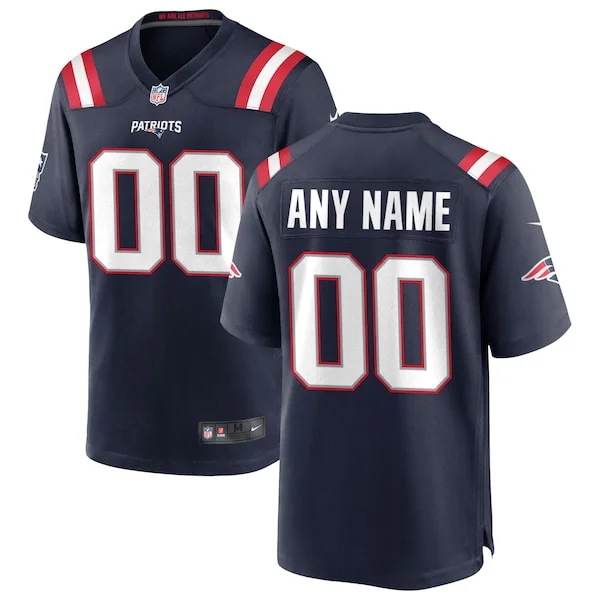 New England Patriots Game NFL Jersey - Navy | Durable Football Apparel