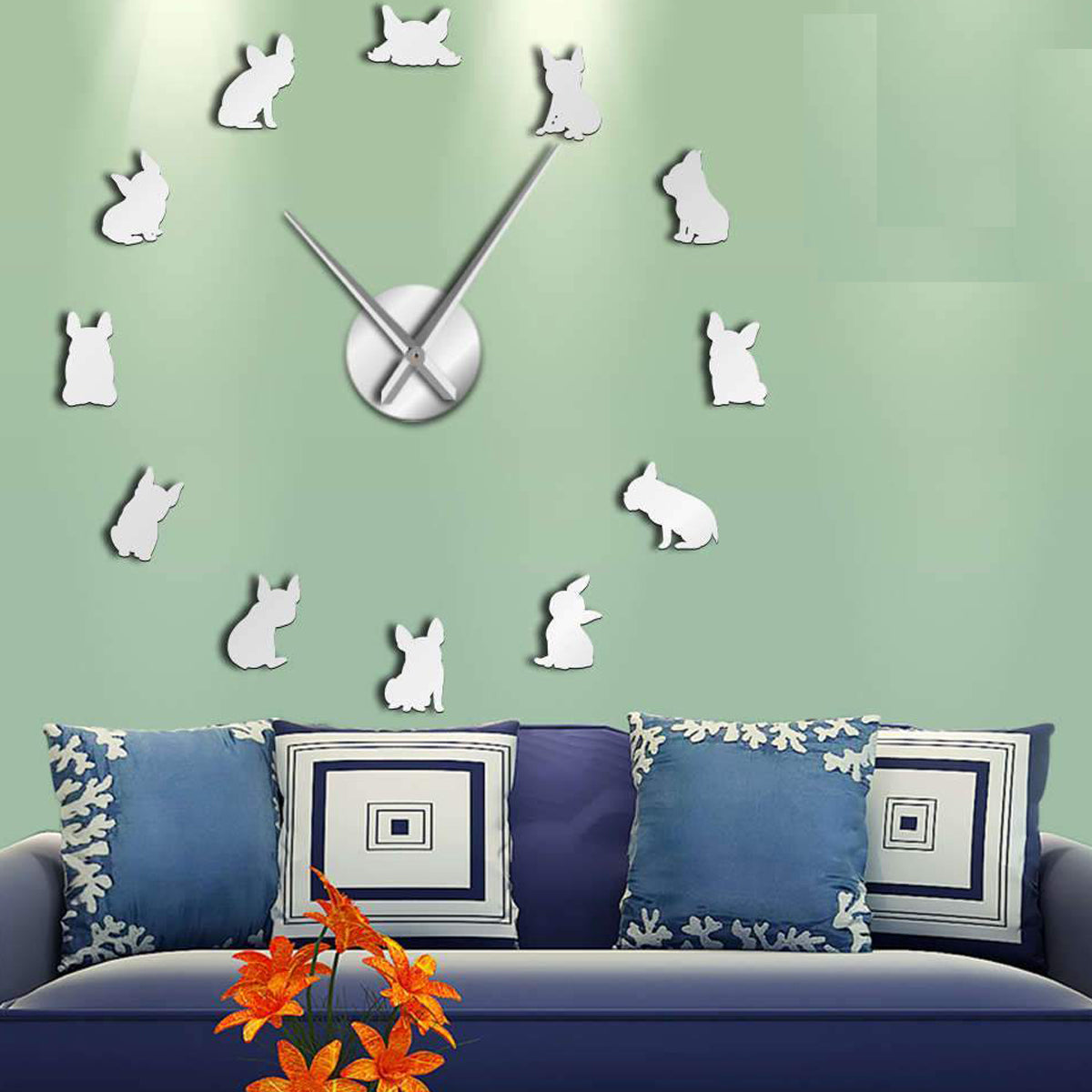 French Bulldog The Frenchie Clock (ws77) Cute Frenchie Essential