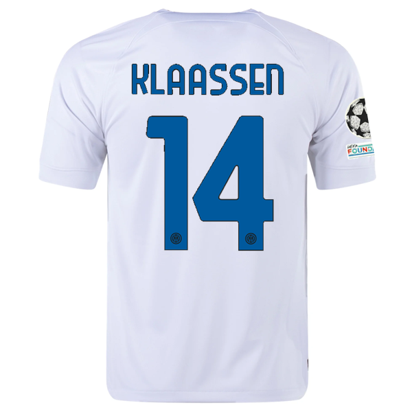 Inter Milan Klaassen 2023-2024 UCL Away Jersey – Authentic Shirt