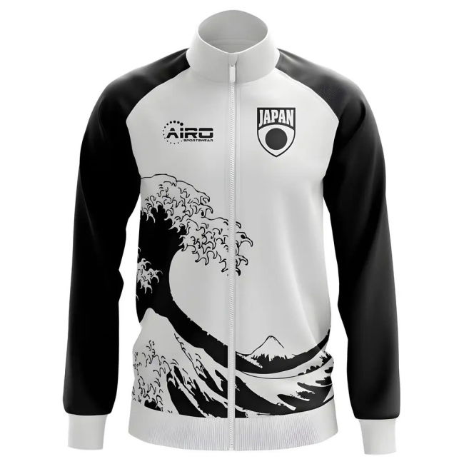 Fan-Favorite Japan Concept Football Track Jacket (White)
