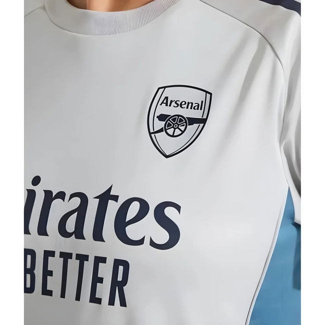 2025-2026 Arsenal Training Shirt (Grey Two) - Womens (Adams 6)