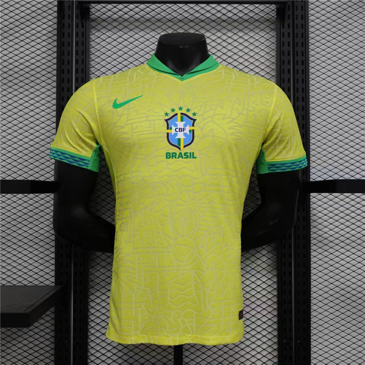 Professional Grade BRAZIL COPA AMERICA 2024 HOME SHIRT AUTHENTIC