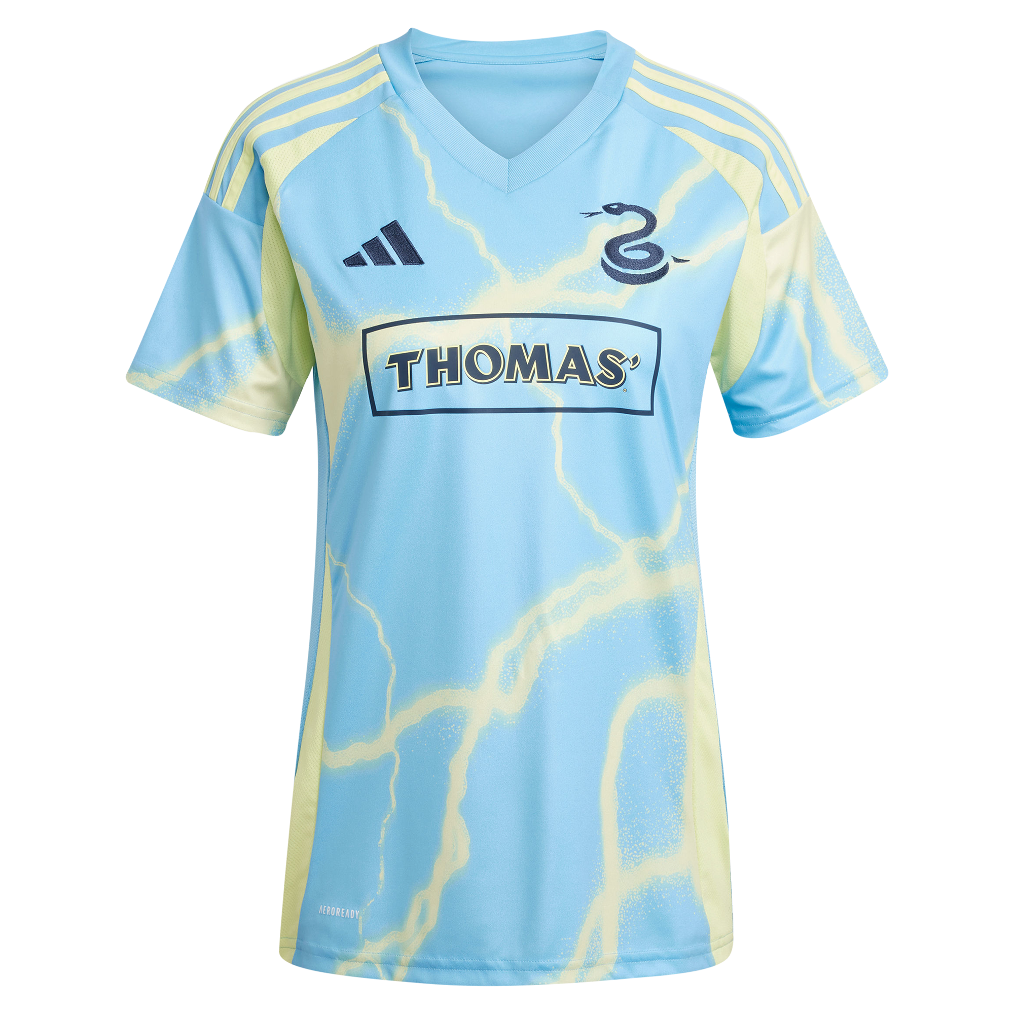 [JED] Nathan Harriel Philadelphia Union Women's 2025 The Voltage Kit Replica Jersey - Blue