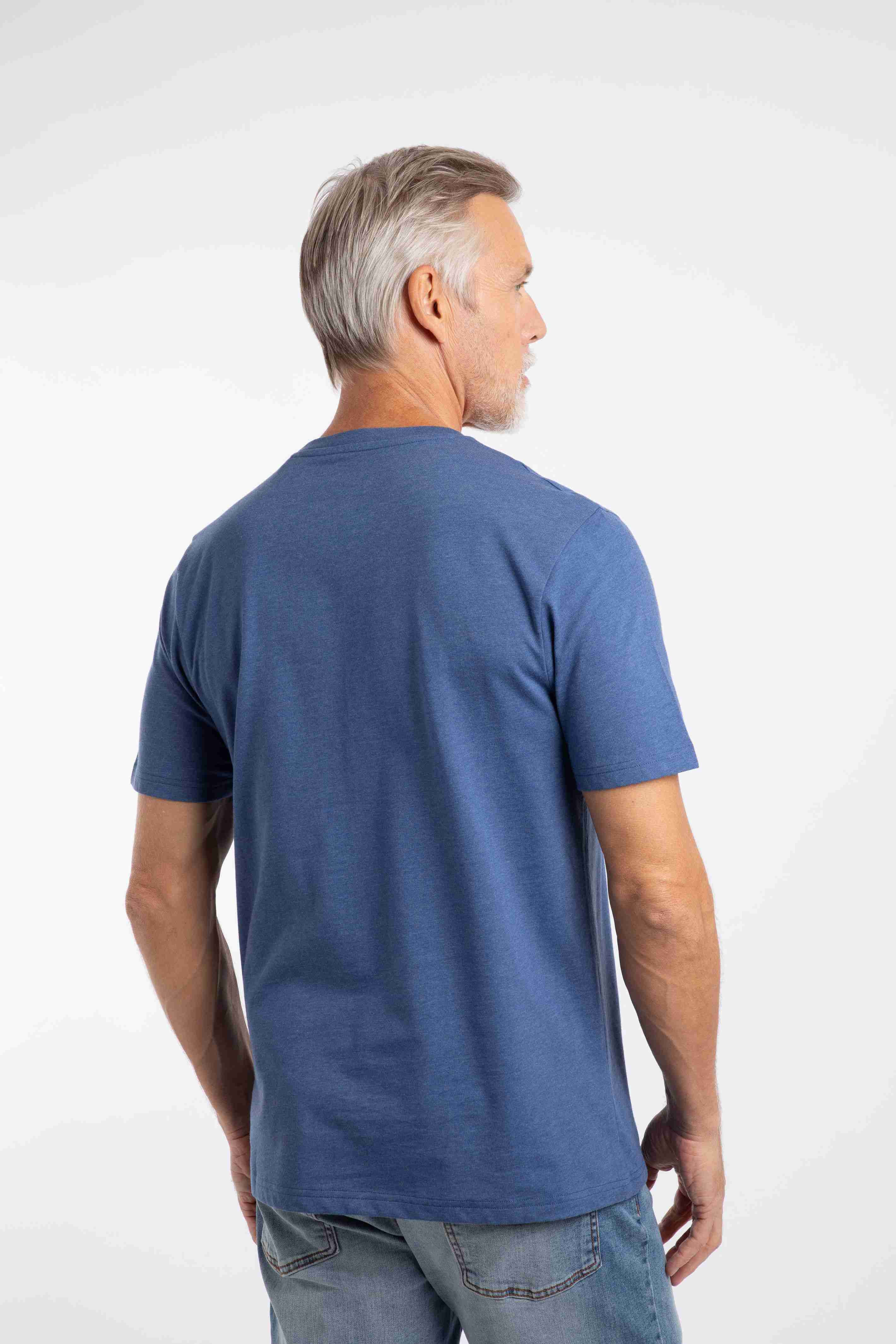Hooked Branded T-Shirt Faded Blue