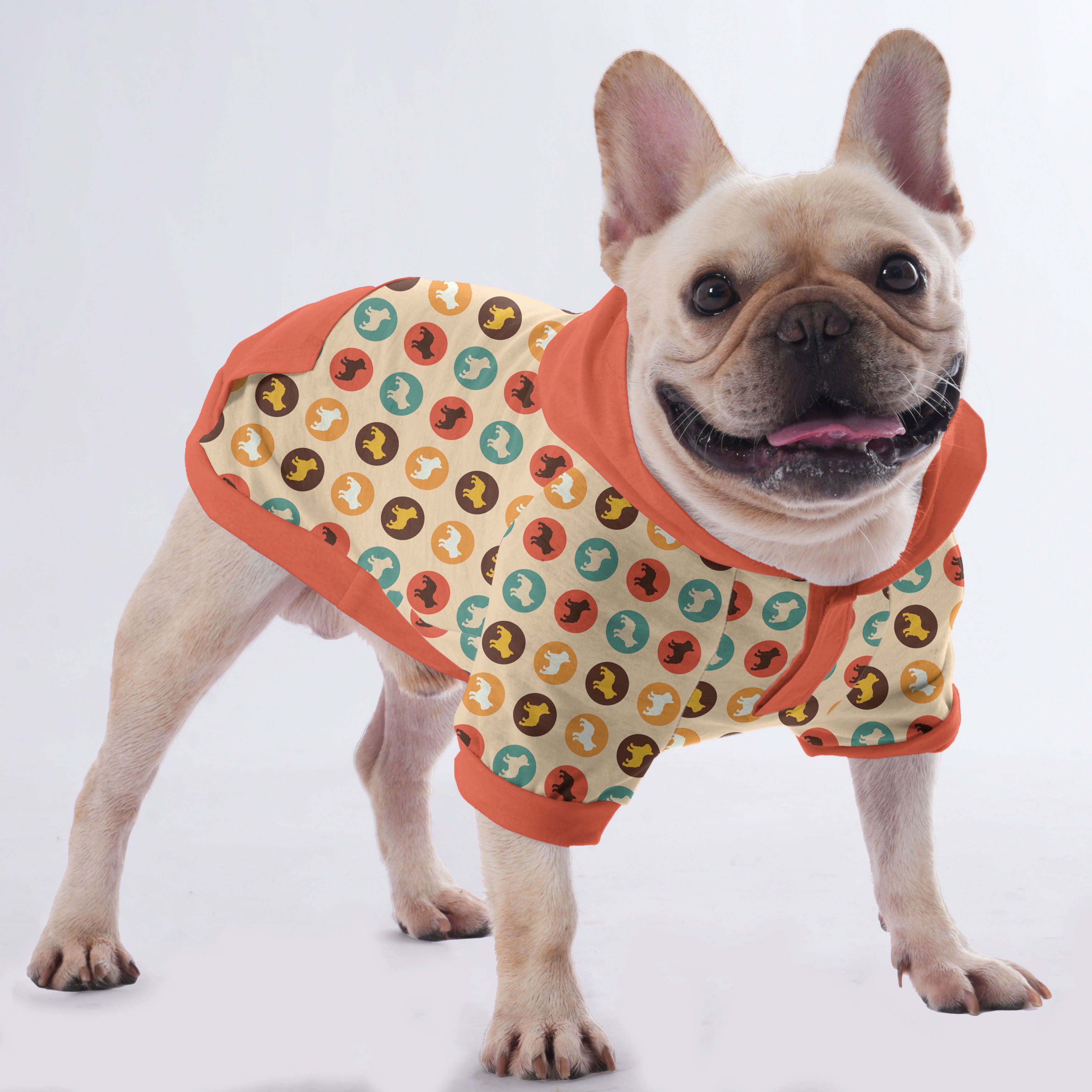 French Bulldog Charcoal Hoodies For French Bulldog | Frenchie Shop