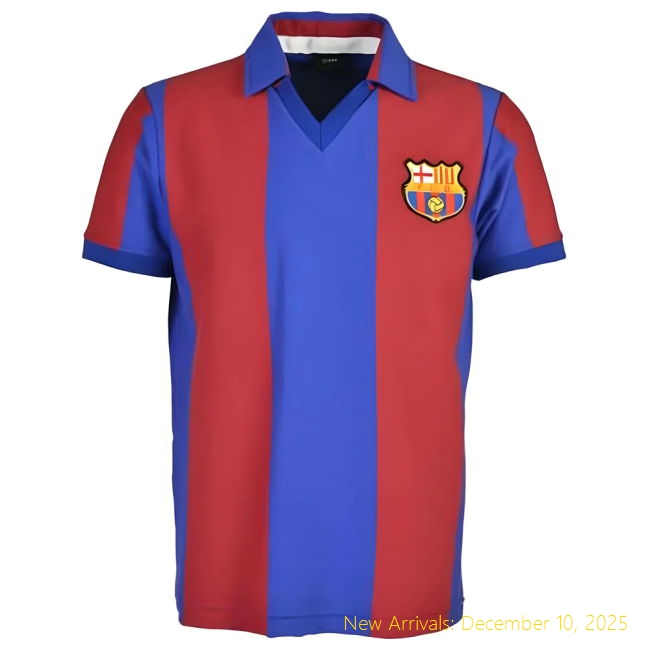 Barca Barcelona 1980-1981 Retro Football Top Grade Shirt - Economical