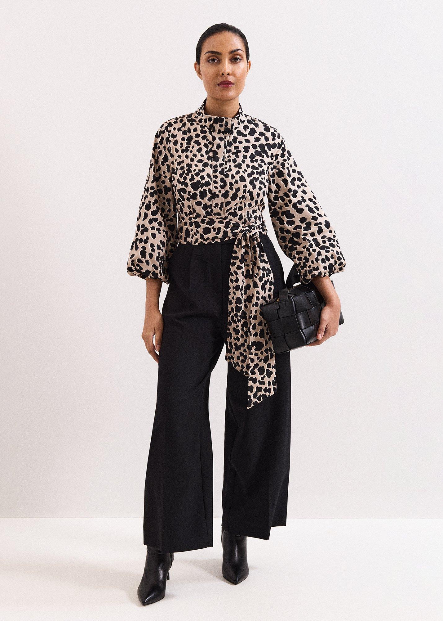 Petite Bree Leopard Jumpsuit