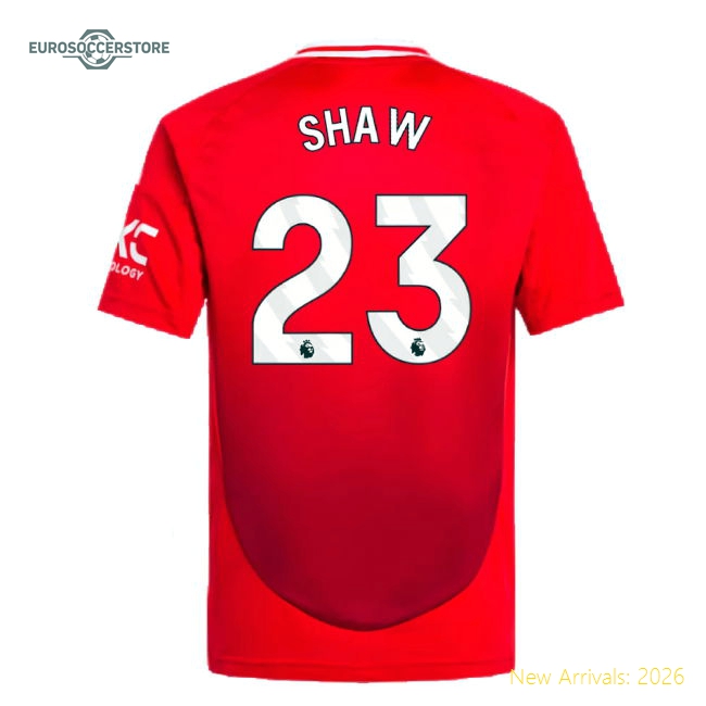 2024-2025 Man Utd Home Shirt (Kids) (Shaw 23)