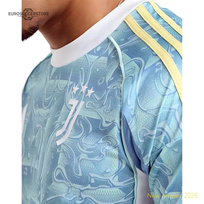 Premium Away Juventus Jersey Performance Quick-dry Anti-odor