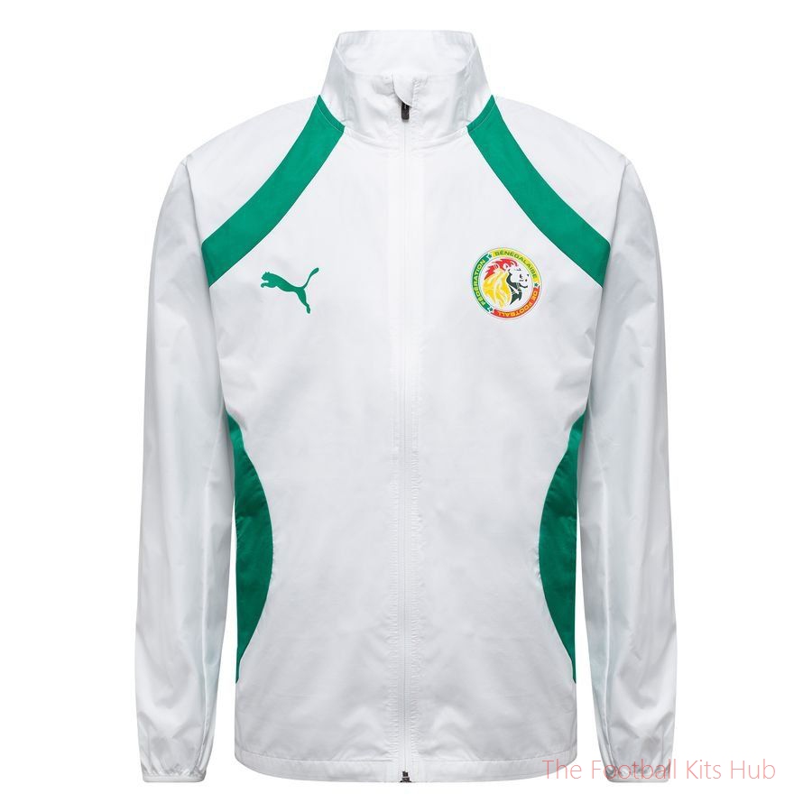 Senegal Jacket Pre Match Woven Anthem Africa Cup of Nations 2025 - PUMA White/Green