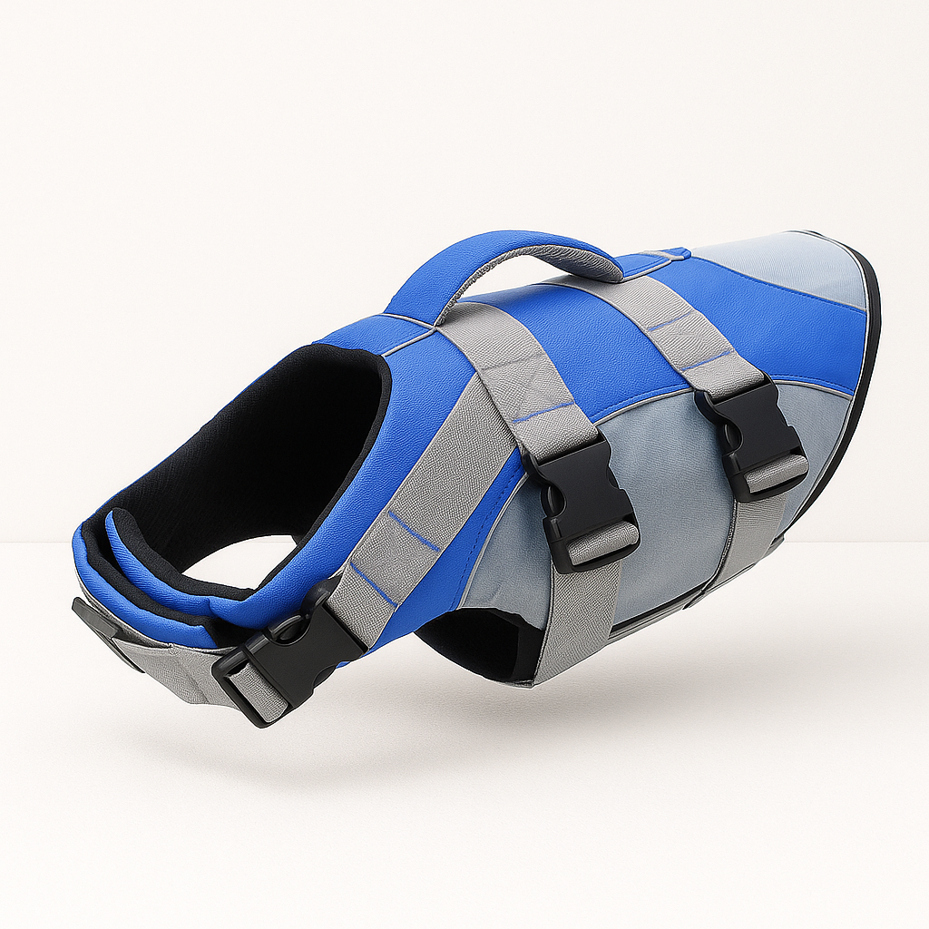 Frenchie Swim Jacket – Reflective Adjustable Summer Swim Vest