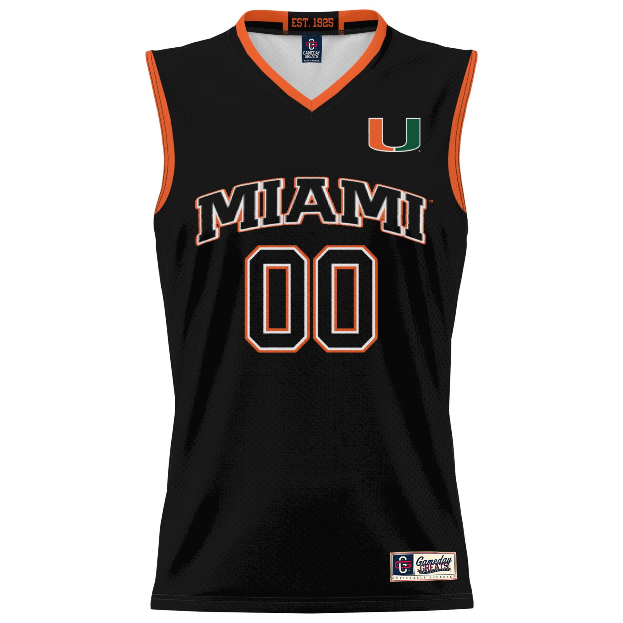 Miami Hurricanes GameDay Greats Youth NIL Pick-A-Player Lightweight Women's Basketball Jersey - Black