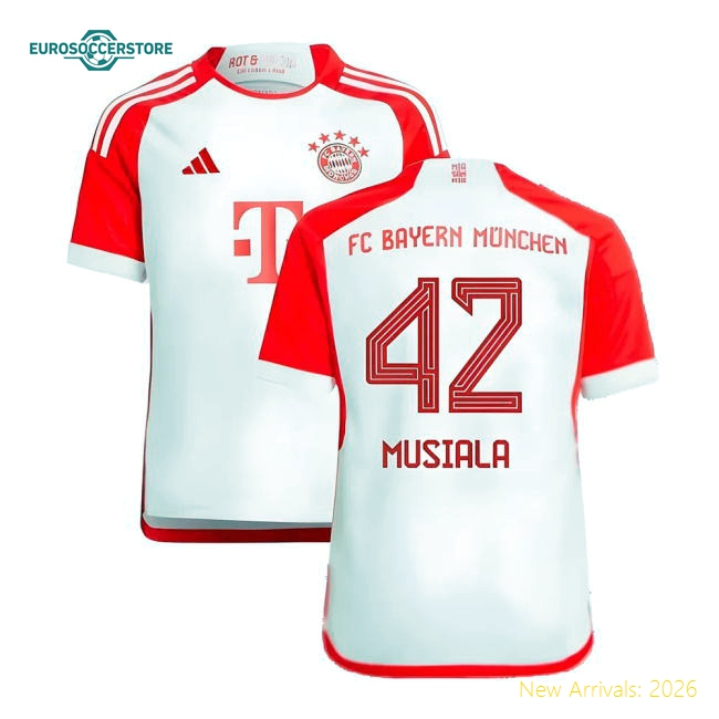 2023-2024 Bayern Munich Home Shirt (Kids) (Musiala 42)