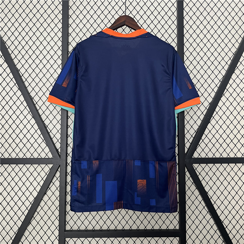 Professional Grade UEFA Euro 2024 Netherlands Soccer Shirt Away