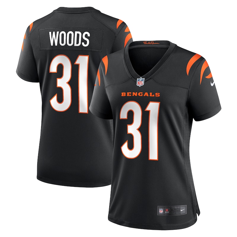 None Ickey Woods Champion CIN Bengals Game-Ready Jersey Game Day Wear