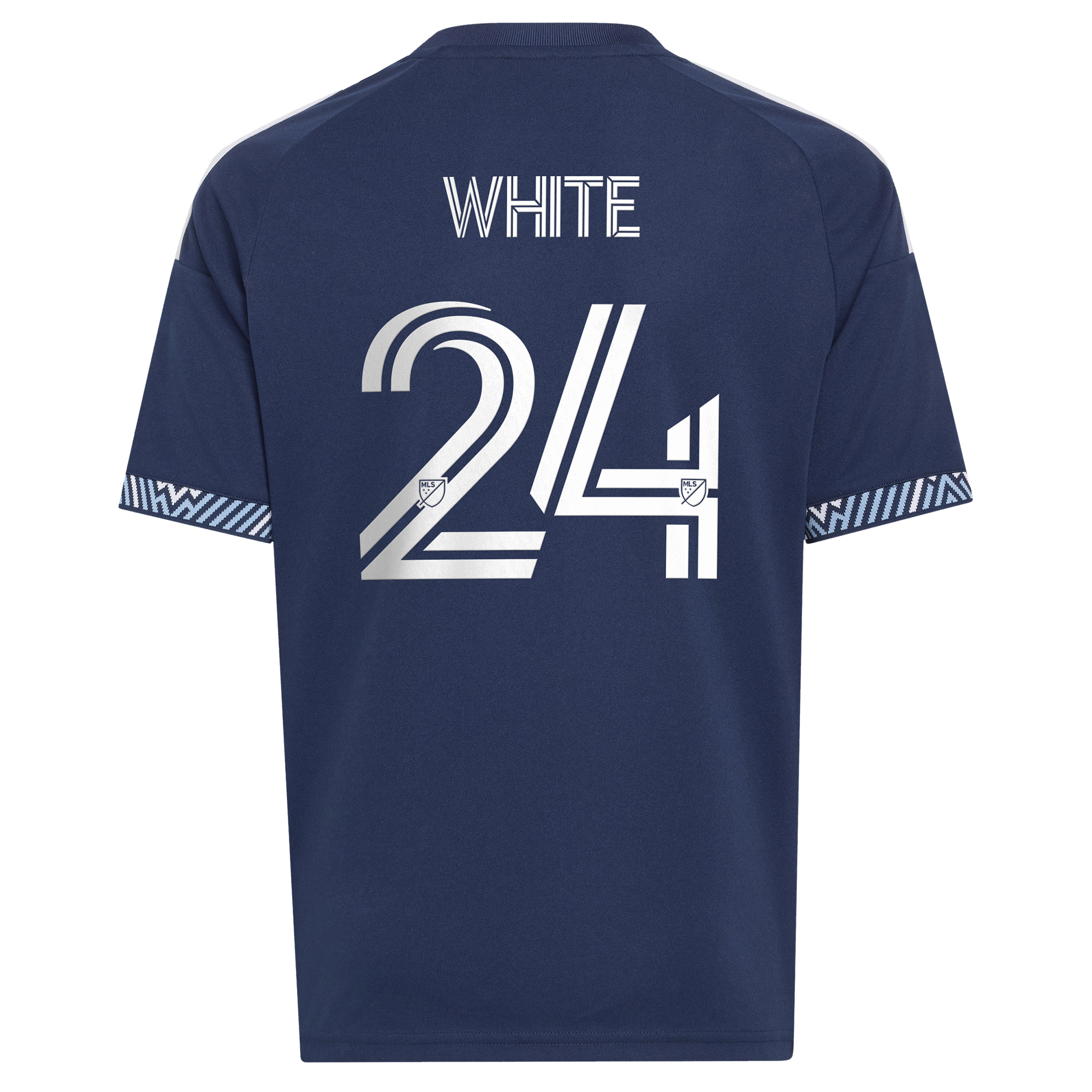 [SJH] Brian White Vancouver Whitecaps FC Youth The Coastal Jersey Replica Jersey - Blue