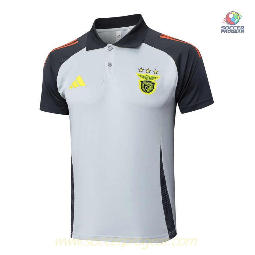 Benfica Polo 2024-2025 Season White Black Tracksuit