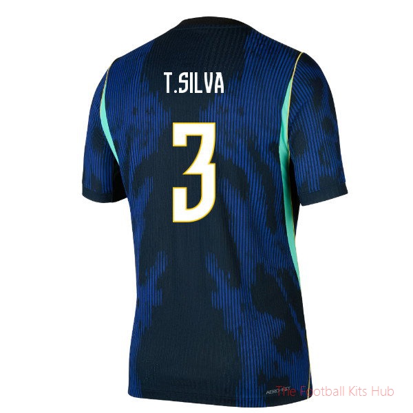 2026-2027 Brazil Match Away Jordan Aero-FIT Authentic Shirt (T.Silva 3)