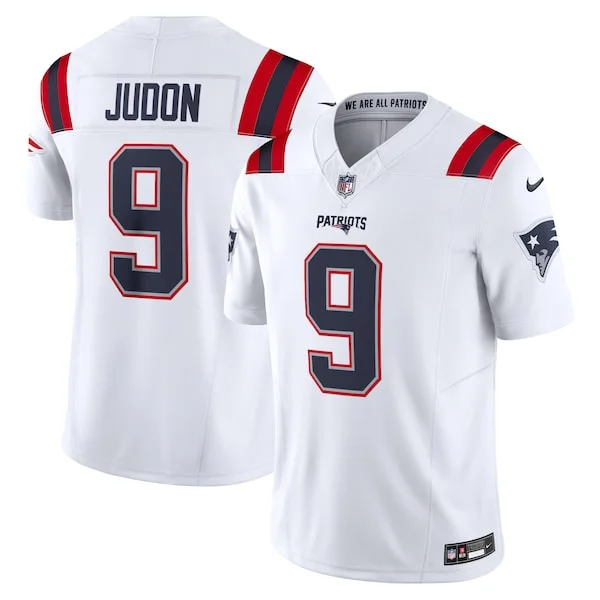 New England Patriots Limited NFL Jersey - White | Durable Football ...