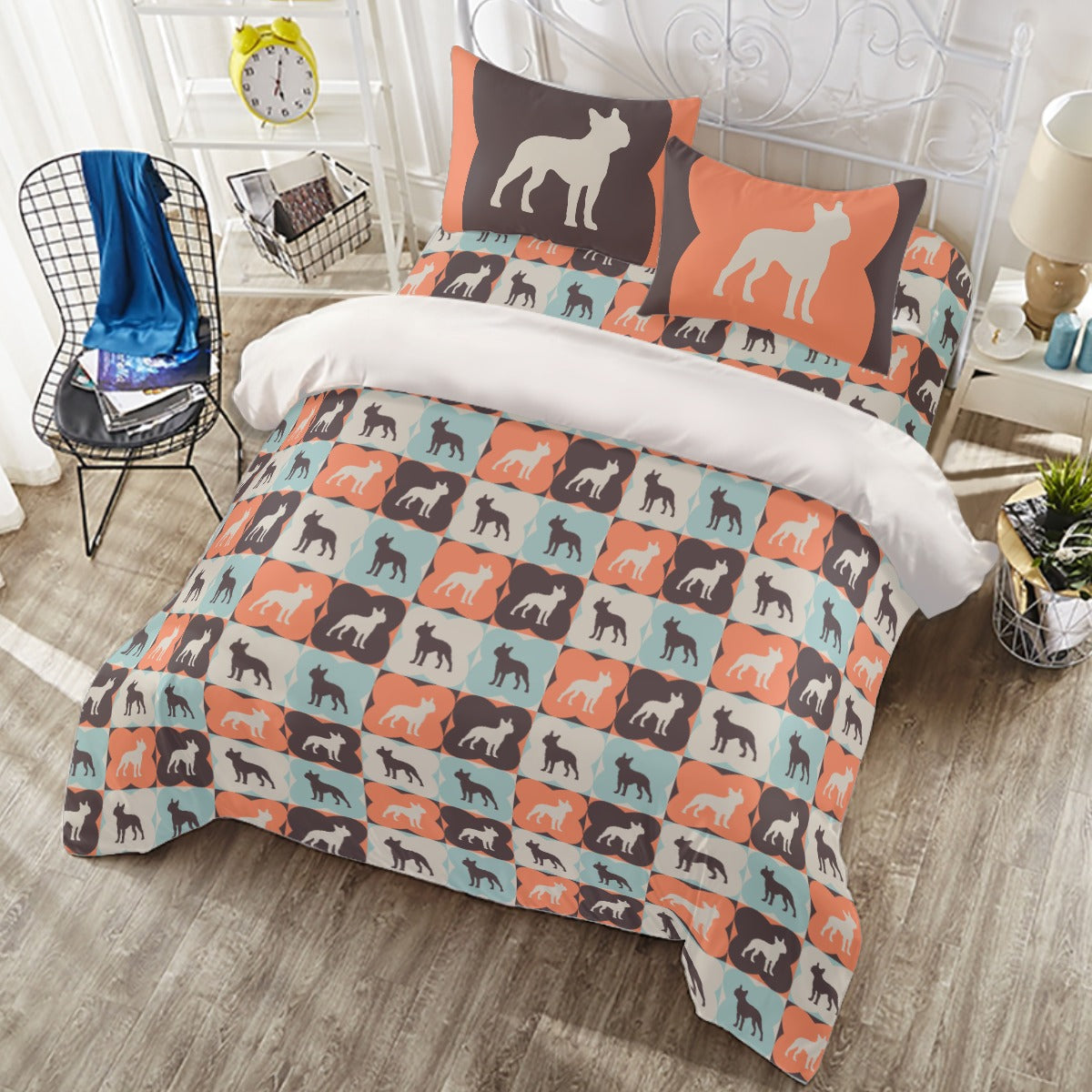Everyday Teddy - Duvet Cover Set For Boston Terrier Lovers for Daily