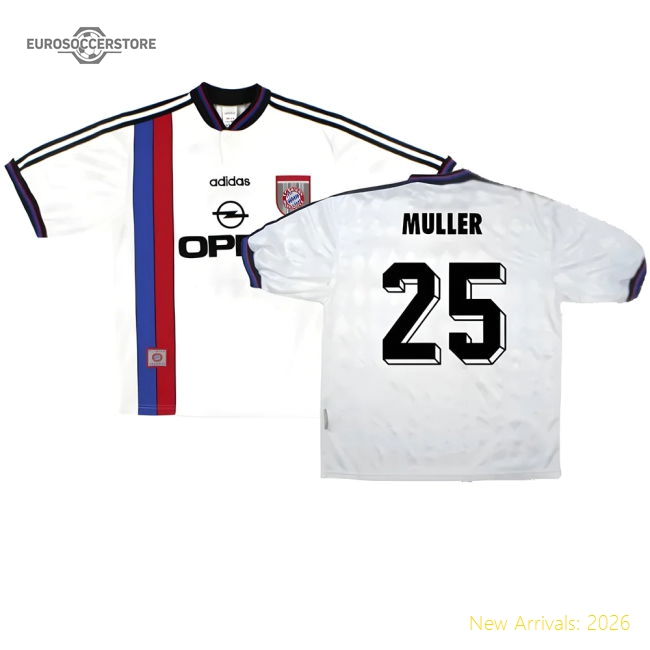 Bayern Munich Away Shirt (Muller 1996-98 25) Fan Edition