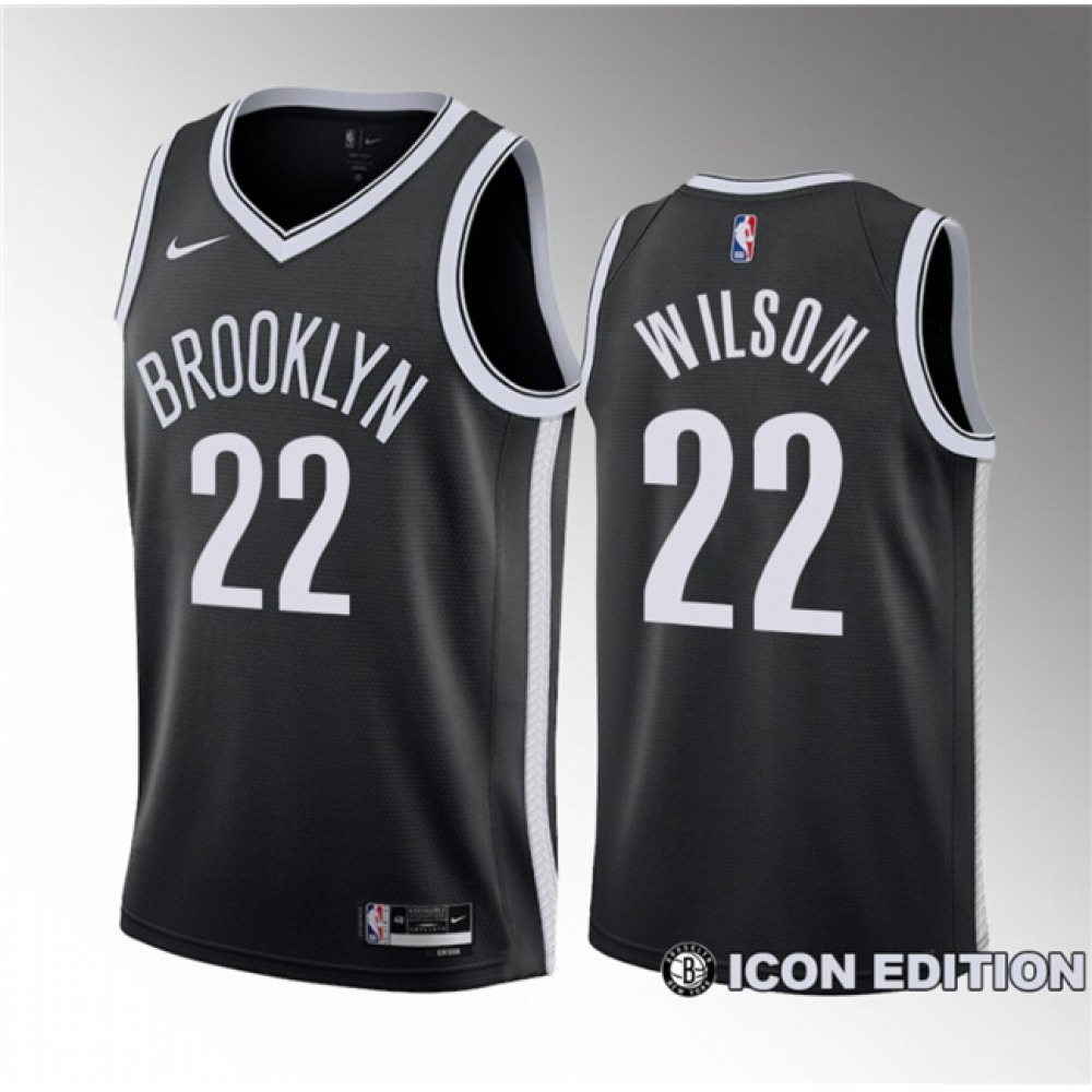 22 Brooklyn Nets Black Jersey - - NBA Collection