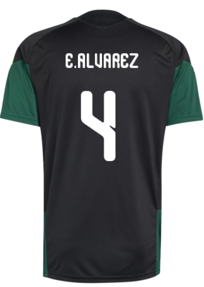 2026-2027 Mexico National Team Training Jersey (black) (ealvarez 4)