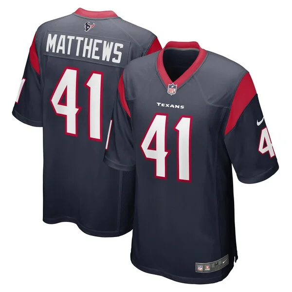 None Game NFL Jersey - Navy | High-Quality Football Apparel | NFL Foot