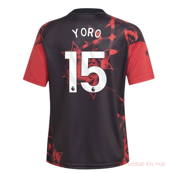 Yoro #15 Manchester United 2026-2027 Pre-Match Shirt Club Jersey