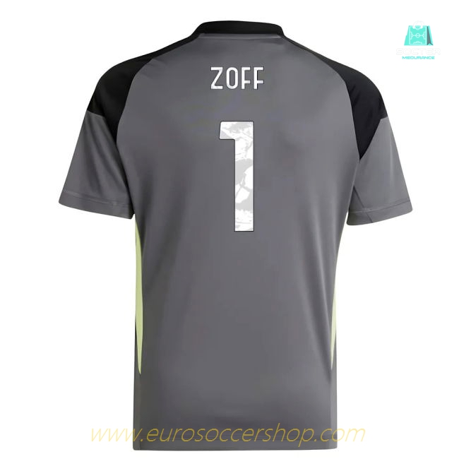 2025-2026 Juventus Home Goalkeeper Shirt (Grey) - Kids (Zoff 1)