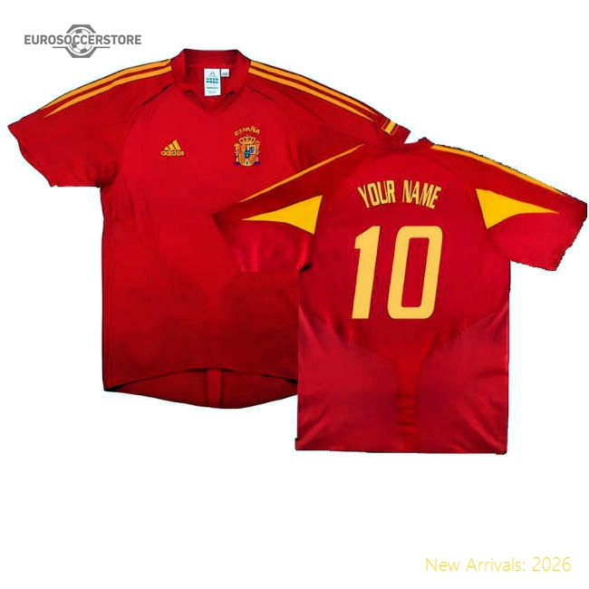 Official 2004-2005 Spain Home Jersey - Long-Lasting Fan Edition