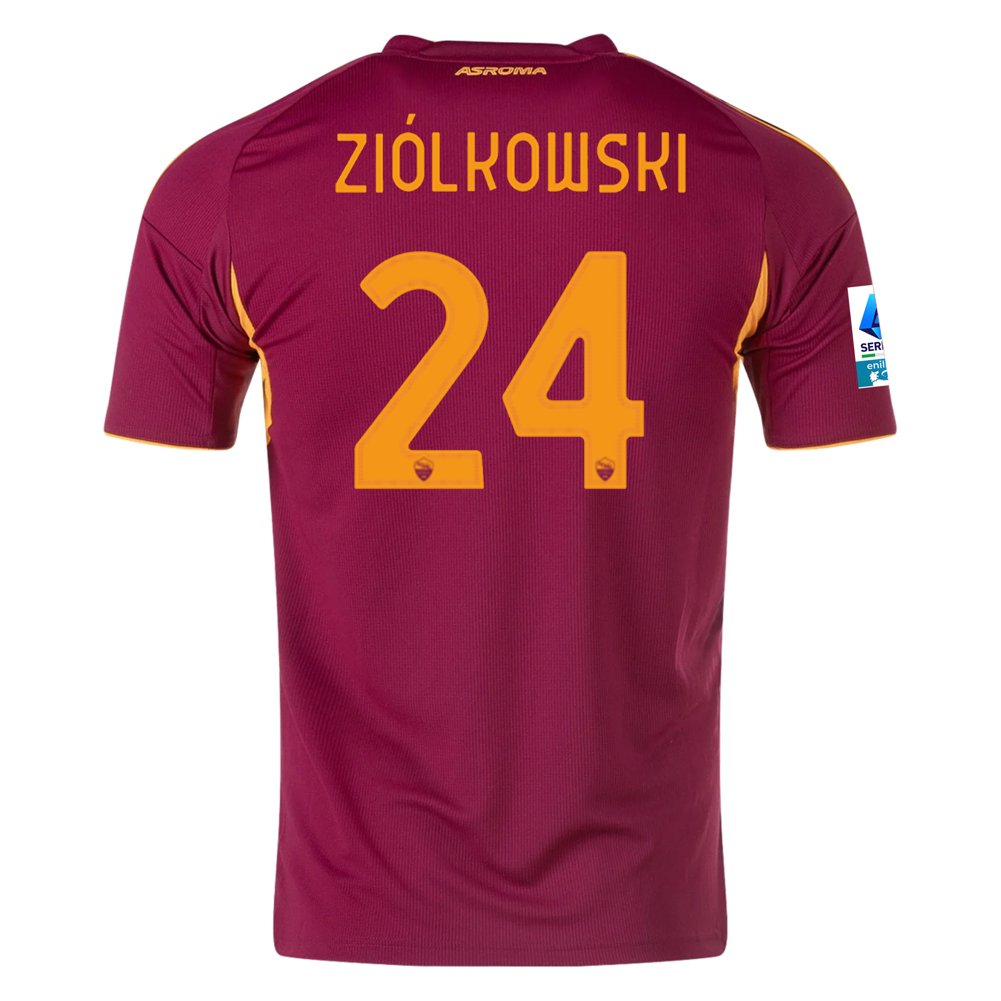 AS Roma Zalewski 2025-2026 Ser Home Jersey – Authentic Shirt