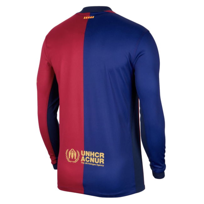 2024-2025 Barcelona Long Sleeve Home Shirt