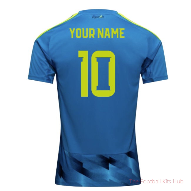 2026-2027 Spain Home Goalkeeper Shirt (Aqua) (Your Name)