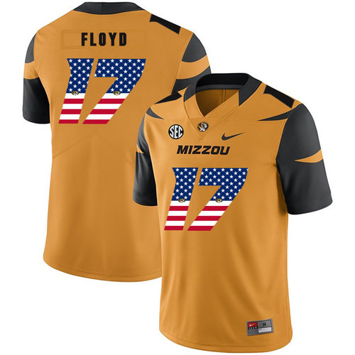 Men's None Gold 2024 away jersey Richaud Floyd #17 game day Jersey