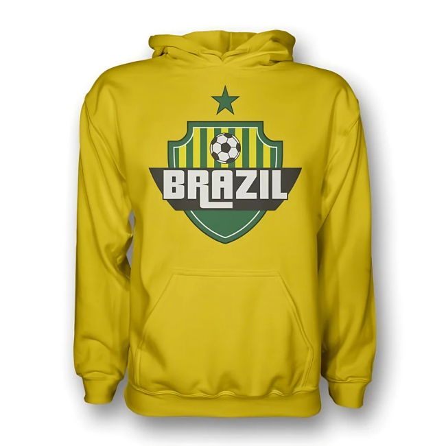 Quality Brazil Country Logo Hoody (Yellow) National Jersey