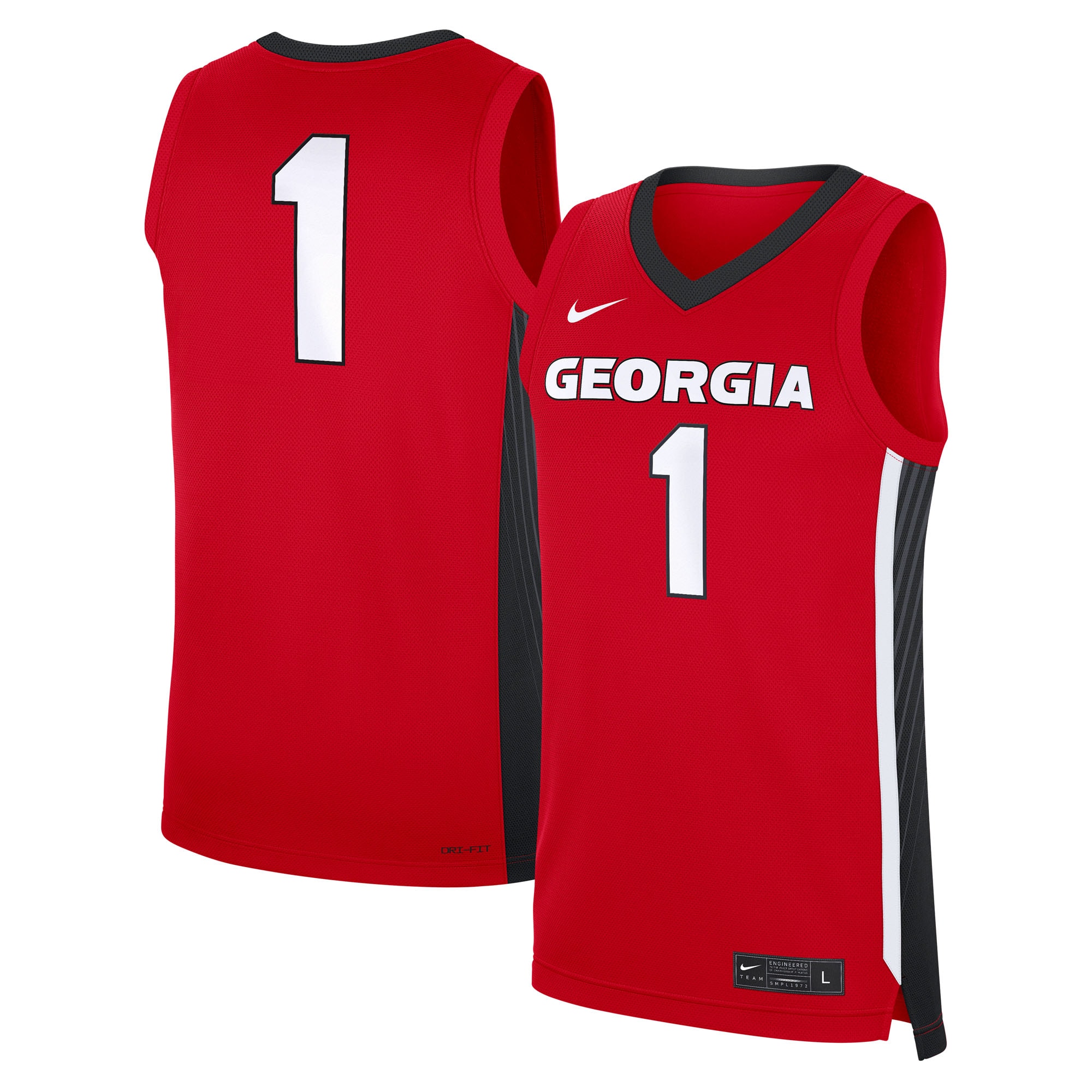 [NJP] Georgia Bulldogs Road Replica Jersey - Red