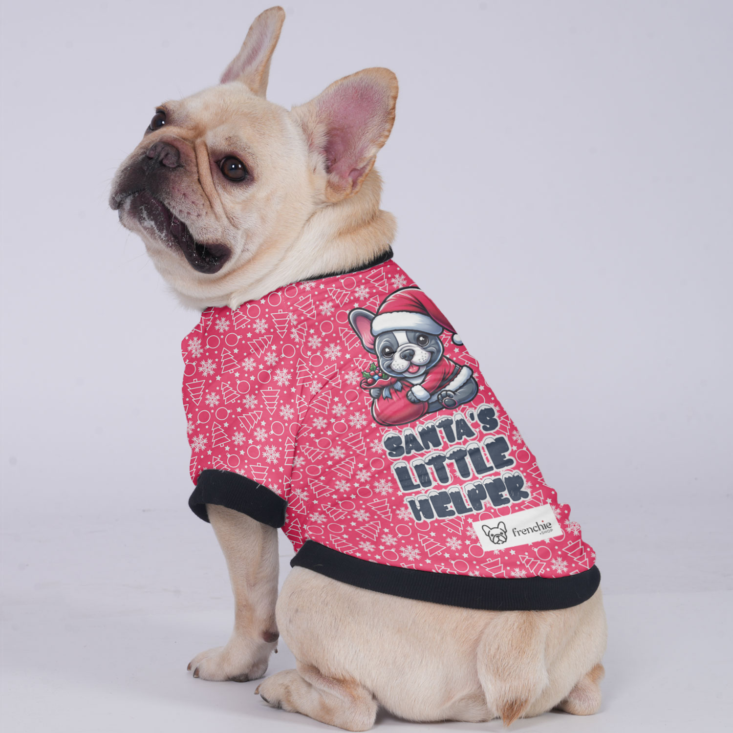 Everyday Santa's Little Helper - Jacket For French Bulldog as a Gift
