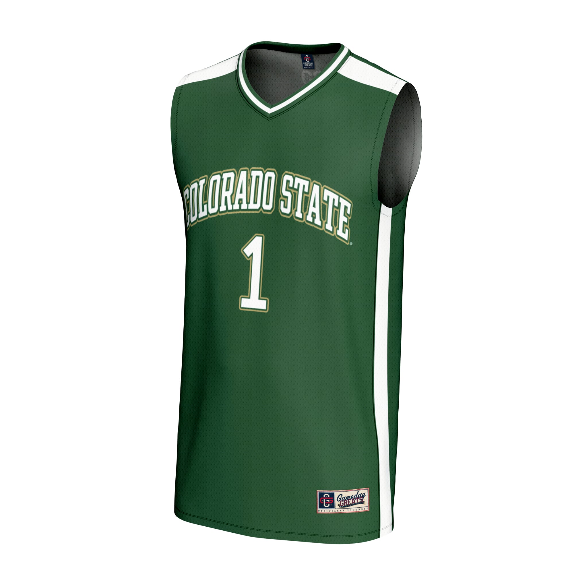 #1 Colorado State Rams GameDay Greats Youth Lightweight Collegiate Basketball Fashion Jersey - Green
