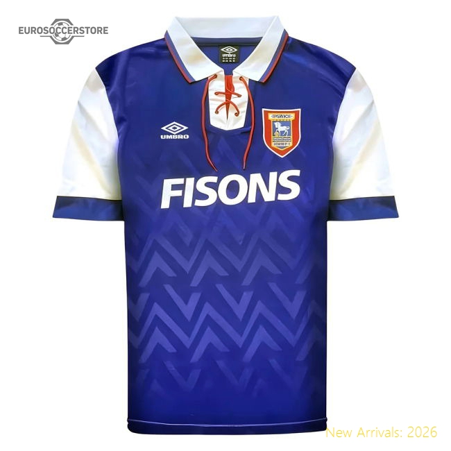 Elite 1992-1994 Ipswich Town Umbro Retro Shirt (genchev 9)