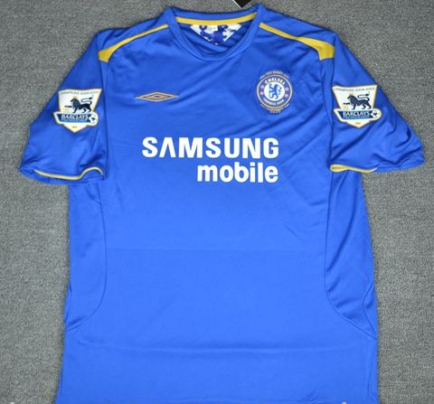 Professional Grade 05-06 CHELSEA RETRO HOME BLUE FOOTBALL JERSEY SHIRT