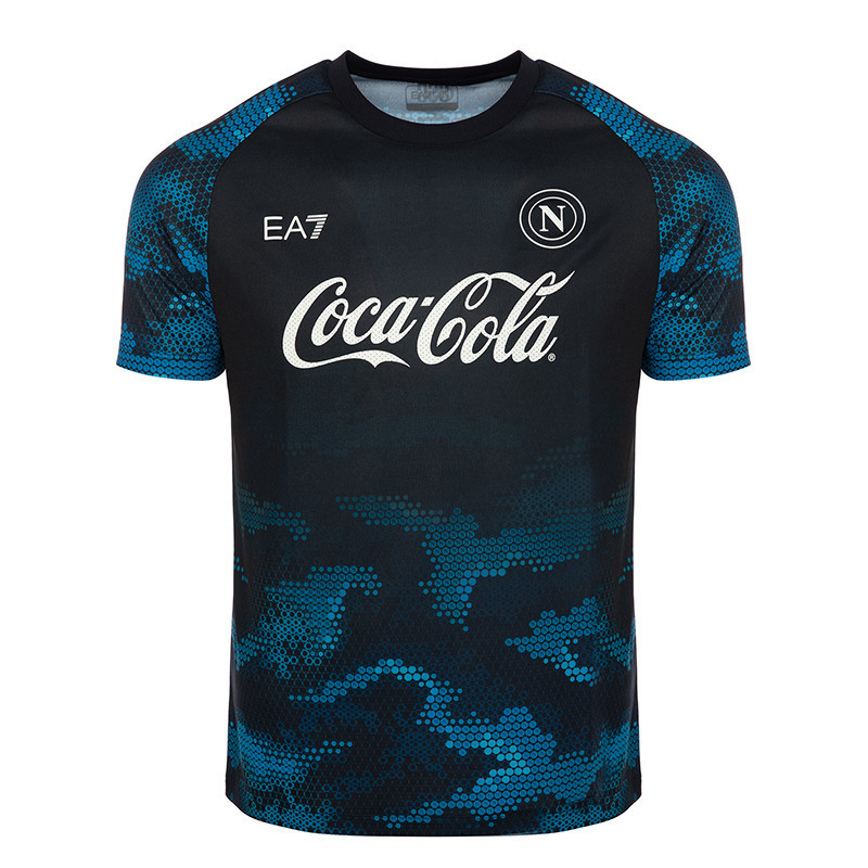 Moisture Wicking 2425 Napoli X Coca-Cola Navy Blue Training Shirt