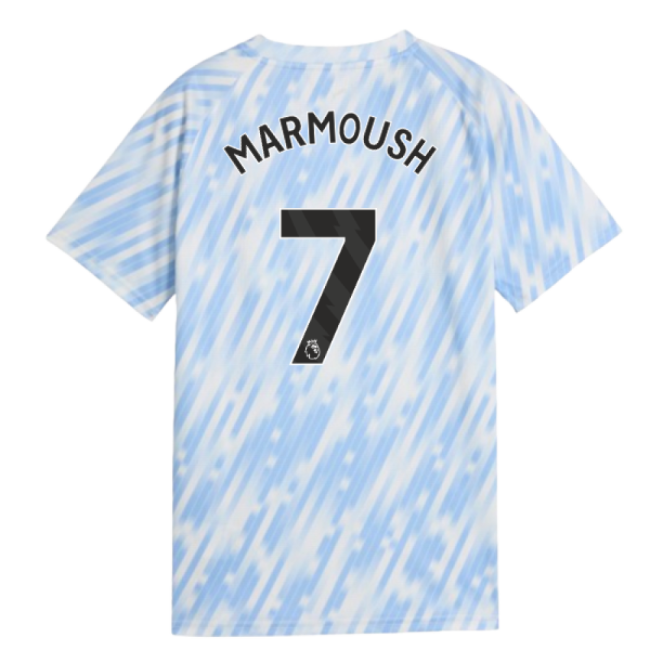 classic 2025-2026 Man City Warm Up Jersey (Silver Sky) - Kids (Marm...