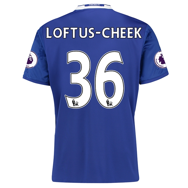 Chelsea Home 2016-17 LOFTUS-CHEEK 36 Soccer Jersey Shirt - Official