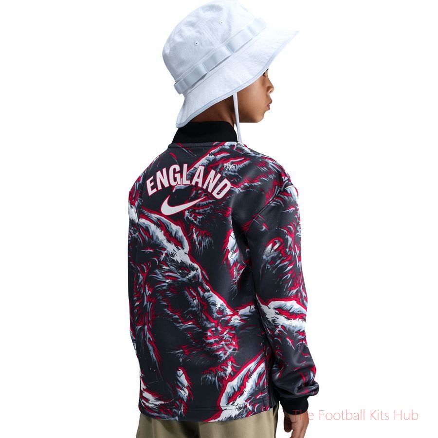 England Goalkeeper Shirt Hollywood Goalkeepers - Obsidian/Black/White Kids