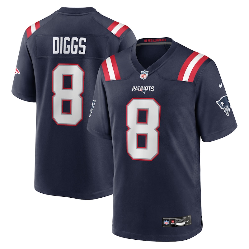 None Stefon Diggs NE Patriots Premium-Quality Fan Apparel Game Day Wea